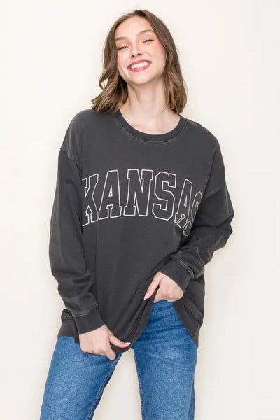 Kansas Sweatshirt - Charcoal
