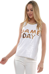 Game Day Sequin Tank