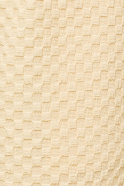 Gingham Shorts - Cream