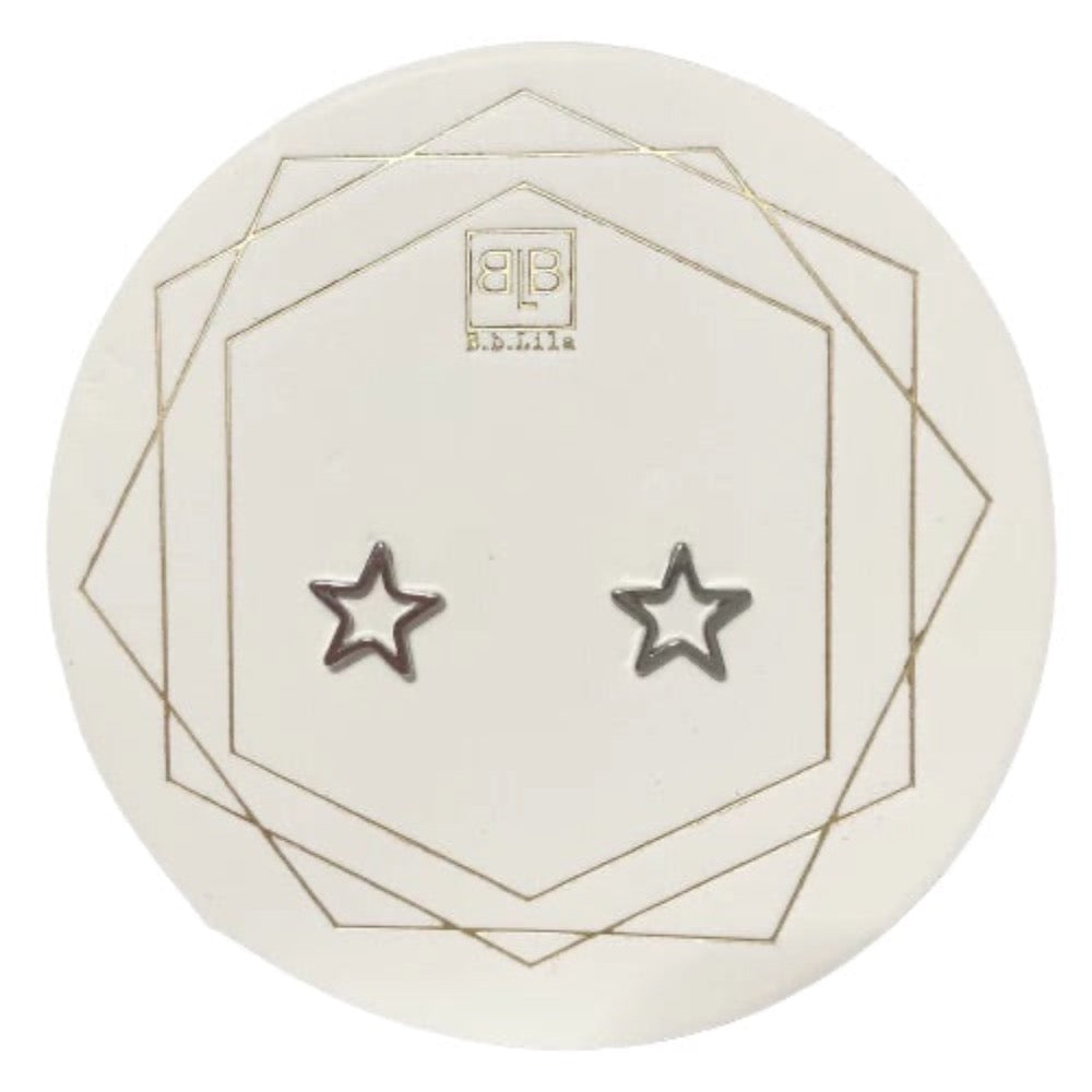 Star Earrings - Silver