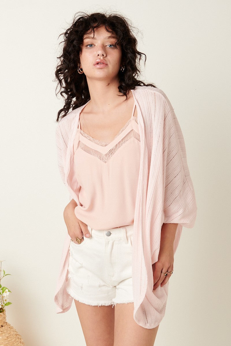 Beth Cardigan - Blush